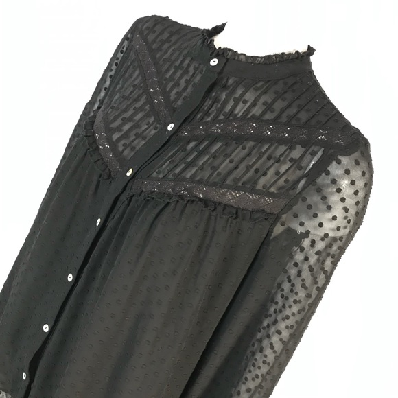 Zara Swiss dots blouse - Picture 4 of 8